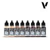 Vallejo 70119 Face Painting Set 8x17ml